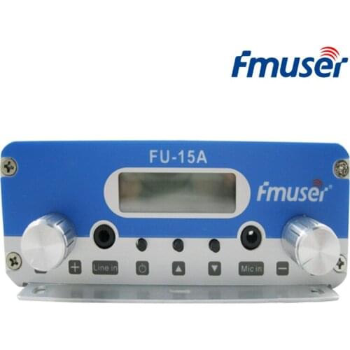 FMUSER FU-15A 15W FM Radio Transmitter Low Power FM Broadcast Transmitter FM Exciter For Samll FM Radio Station CZH-15A CZE-15A