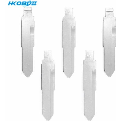 HKOBDII #82 HU46 For Opel Metal Blank Uncut Flip for KD Blade for Xhorse Blade for JMD Blade Remote Key Blade