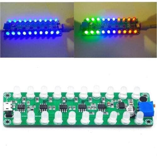 Sound Level Indicator Music Spectrum Meter Display Visualizer Voice Sound Control VU Meter Amplifier Board N0PA