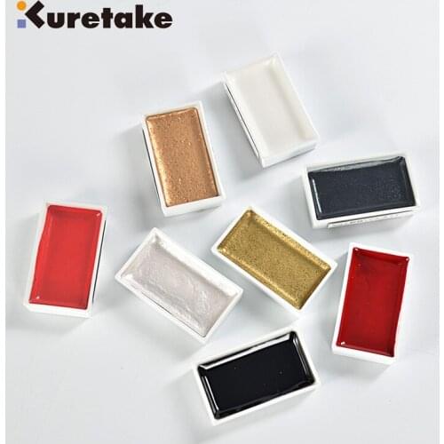 2pc Kuretake GANSAI TAMBI Watercolor Paints, ,Handcrafted,Single Color Quality Water Color Pigment Inks for Artists and Crafters