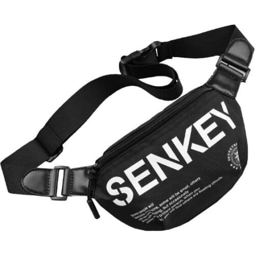 Fashion mens chest bag trend personality messenger bag male wild ins casual sports teenagers shoulder bag unisex waist bag