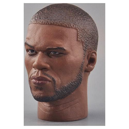 1/6 Scale Singer Star Head Sculpture Model for 12" Male Action Figure Doll