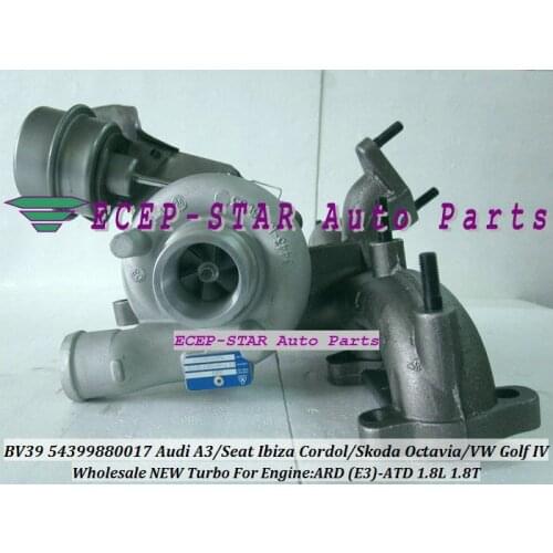 NEW KP39 BV39 54399700017 54399880017 Turbo Turbocharger For AUDI A3 For SEAT Ibiza Cordol Skoda Octavia 1.8T Engine ATD E3 1.8L