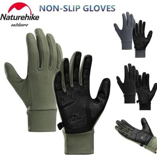 Naturehike Outdoor Anti-skid Gloves Summer Breathable Tactical Gloves Camping Hiking Cycling Mountaineering Sports Full Finger