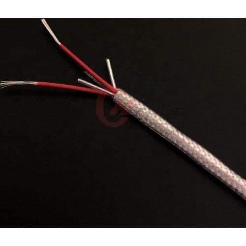PT100 Type PFA Insulation 4*7*0.15mm Silver-Plated Temperature Measuring Line Thermocouple Wire