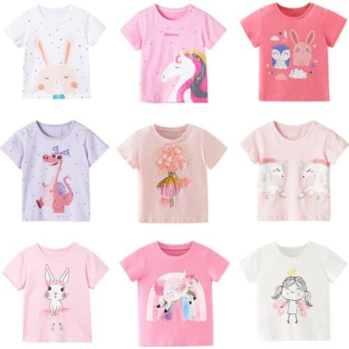Qaoerde Short Sleeve T-shirts For Girls