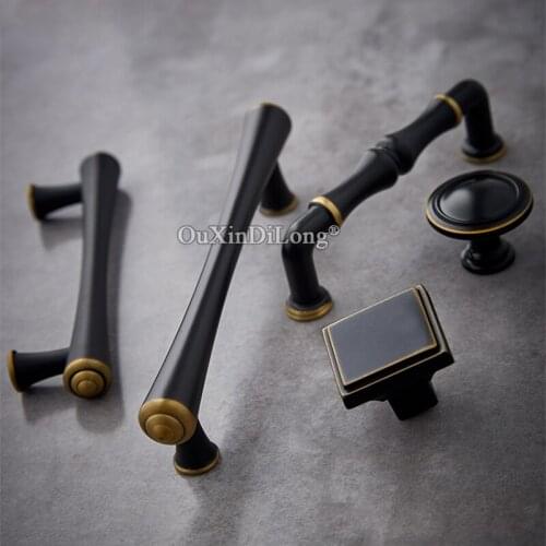 Retro Vintage 10PCS European Solid Cabinet Door Handles Cupboard Wardrobe Drawer Kitchen Wine TV Cabinet Pulls Handles & Knobs