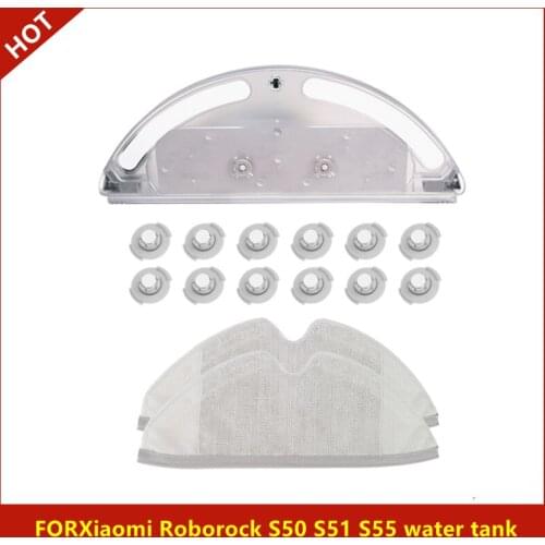 Water tank Filter Mop cloth Replacement of Parts For Xiaomi 1S MI Roborock S50 S51 S55 Robot Vacuum Cleaner Accessories