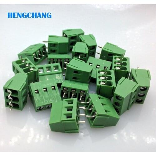 Screw-type EX-127-3P KF128-3P 3Pins Plug-in Terminal Block Connector 5.0mm 300V/12A Pitch PCB Mount 20pcs/lot