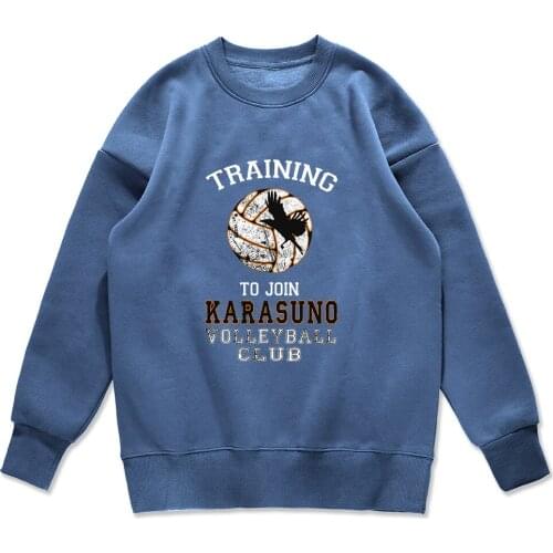 Japan Anime Haikyuu Cartoon Print Autumn Winter Man Sweatshirts Fashion Brand Men Hoodie Long Sleeve Retro Mens Sportswear