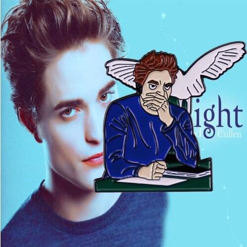 Biology Class Scene Edward Pin Badge Twilight Forever