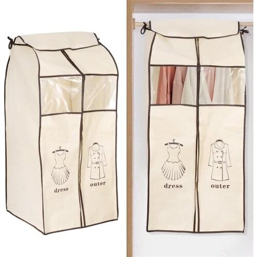 1PC Hanging Garment Dustproof Cover Household Clothing Dust Cover Clothes Storage Bag Clothing Covers For Home Clothes
