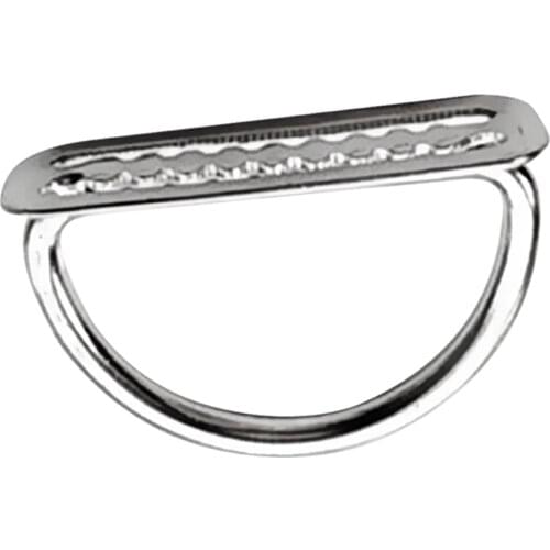 316 Stainless Steel Universal Scuba Diving Diver Weight Belt Keeper & D Ring For Pool Piscina