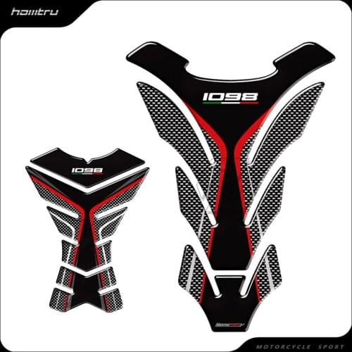 3D Motorcycle Tank Pad Protector Case for Ducati Streetfighter 1098 1098R 1098S Tankpad Decals