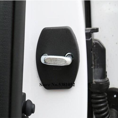 Car Door Lock Buckle Protection Protective Cover Trim 4pcs For Kia Sportage QL 2016 2017 2018 Car Accessories