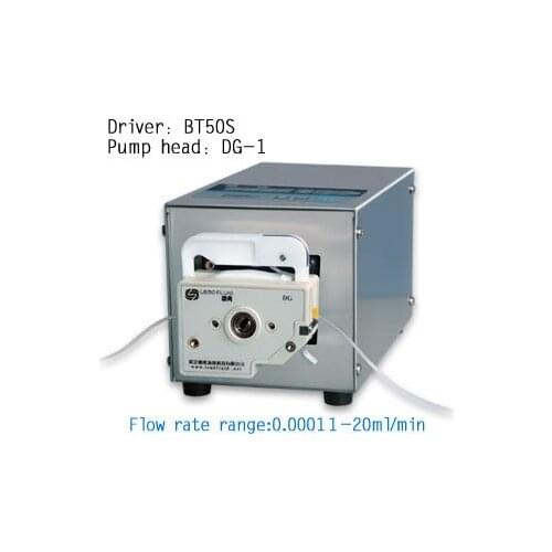 BT50S/ DG6-1 (6rollers) Pump Head Micro low Flow Speed Peristaltic Pump for Water Pumps Fluid 0.00016-13ml/min