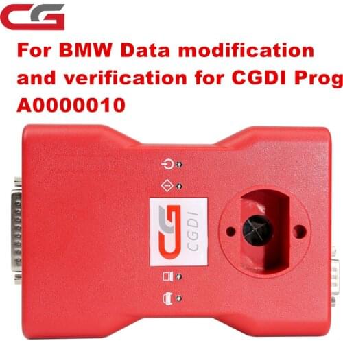 For BMW Data modification and verification for CGDI Prog BMW MSV80 Key Programmer A0000010