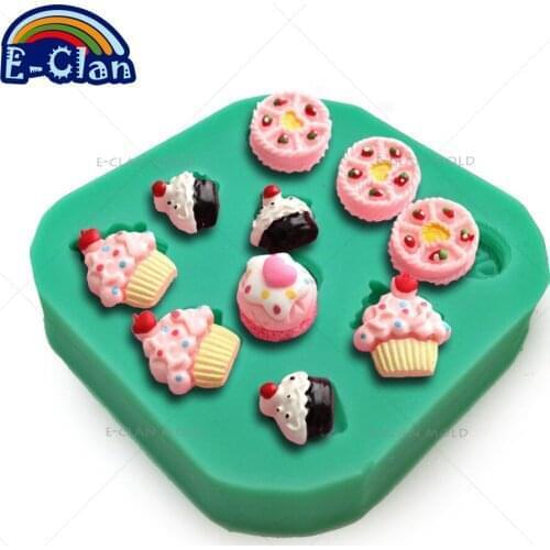Fondant cake molds cake decorating tools Ice Cream style chocolate mold resin mould kitchen cake tools baking F0517DG30