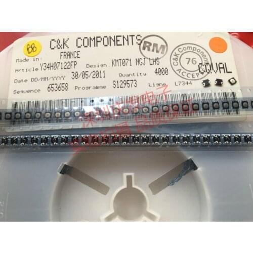 Import Waterproof Dust Touch Key Switch KMT071 Ultra-small Chip Switch 3*2.6*0.65MM