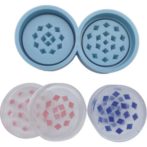 Tobacco Grinder Leaf Herbal Herb Smoke Spice Crusher Silicone Epoxy Resin Mold Crystal Mold Soap Making dropshipping