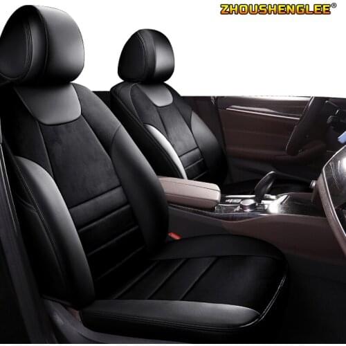 ZHOUSHENGLEE Custom Leather car seat covers For CHANGAN CS35 CS75 CS15 CS95 CS55 Benben EV MINI LOVE Yuexiang V3 V5 V7 CX20