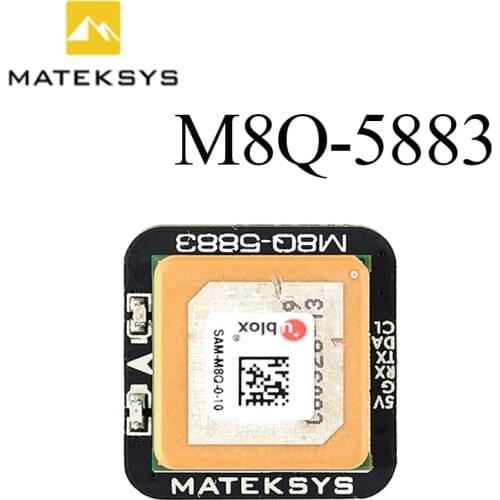 Matek Systems M8Q-5883 SAM-M8Q GPS & QMC5883L Compass Module for RC Drone FPV Racing