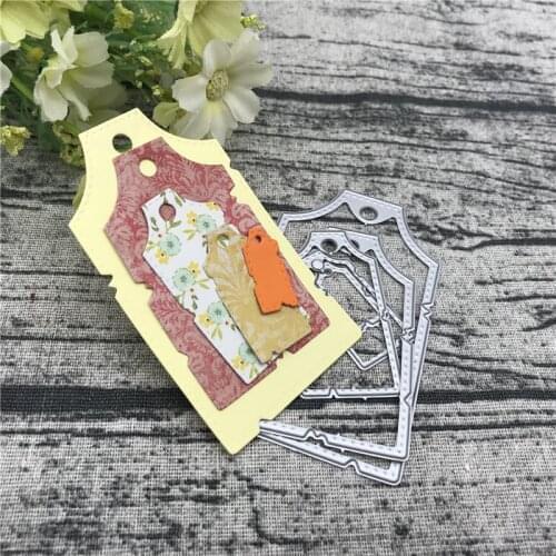 Label decoration Metal Cutting Dies Stencils For Card Making Decorative Embossing Suit Paper Cards Stamp DIY