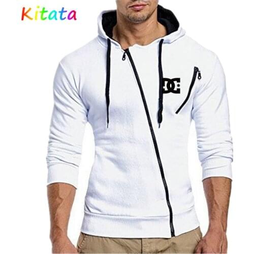 DC 2021 Latest Casual Sports Hooded Mens Sweater Hoodie Mens Long-Sleeved Jacket Zipper Track Field Sportswear +5
