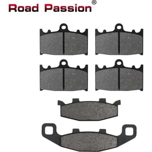 Road Passion Motorcycle Front and Rear Brake Pads for Kawasaki ZX1100C ZX1100 Ninja ZX11 GPZ900R ZX900A ZR1100A ZR1100 A Zephyr