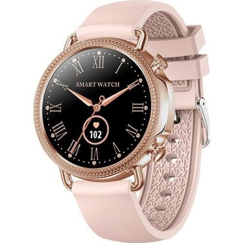 Luxury Smart Watch Ladies Heart Rate Pressure Monitoring Link Waterproof Smart Watch Wireless Communication