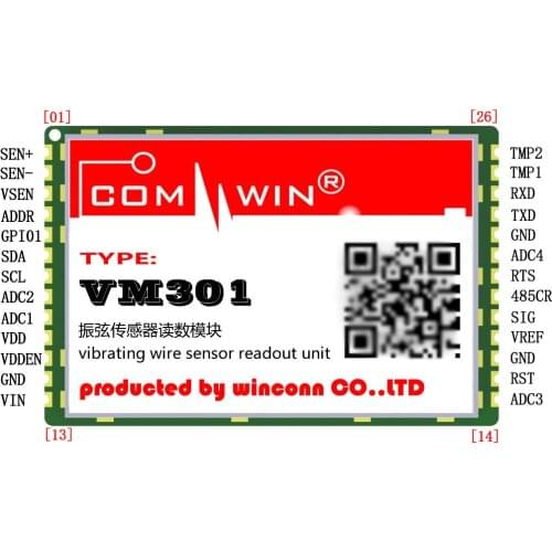 Vibration String Sensor Anchor Cable Meter Reading Module Measurement Module Embedded VM301