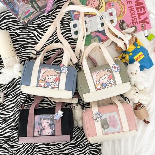 Japanese Style High School Girl Bag Nylon Bag Ulzzang Harajuku Crossbody Bags Women Messenger Bag Shoulder Bag For Women Bolsa