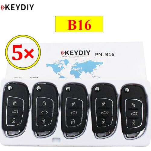 5pcs/lot KEYDIY B series B16 3 button universal KD remote control for KD200 KD900 KD900+ URG200 KD-X2 mini KD
