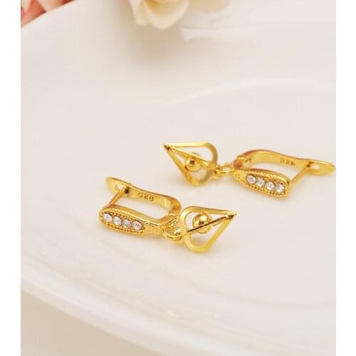 Gold crystal flower geometry Dangle Earrings Women Fashion Jewelry Gold Metal Drop Earrings For girls kids Gifts wedding bridal