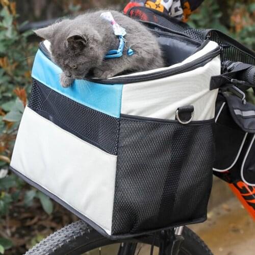 Bicycle Waterproof Storage Bag Handle Bag Going Out Portable Backpack Cat Diagonal Bag Pet Car Bag