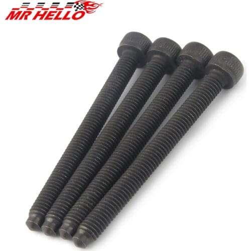 038103385A For Audi Seat Skoda VWHigh-quality Iron Injector Clamp Screws Pump Nozzle Element M6x64 1.9 2.0 TDI PD 8V 4Pcs New