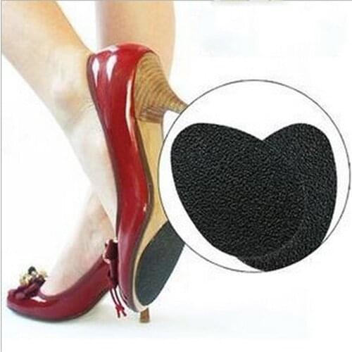 1Pair Self-Adhesive Anti-Slip Pads Shoes Mat High Heel Sole Protector Rubber Cushion Insole Forefoot High Heels Sticker Pads New