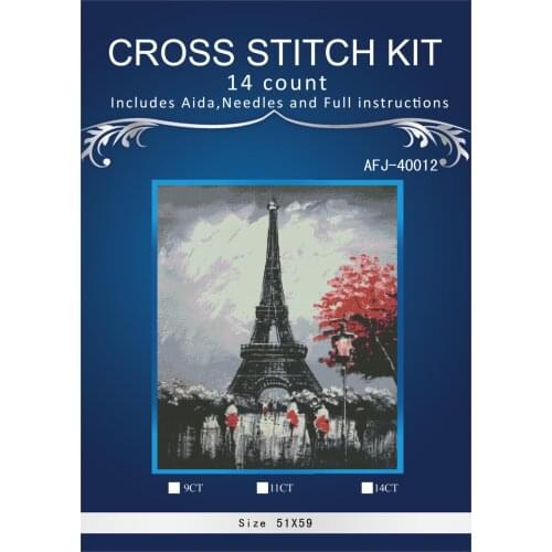 11/14/16/18/27 Cross stitch Set Lovely Counted Cross Stitch Kit Towel embroidery dim DMC ANCHOR
