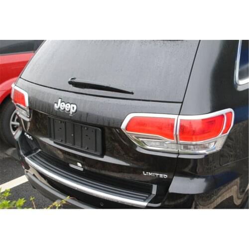 Car Tail Light Lamp Frame Decorative Cover Trim Sticker for Jeep Grand Cherokee 2014+ Car Accessories Interior Decoration