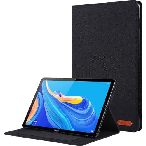 Cloth pattern book style tablet case For Huawei Mediapad M6 8.4 2019 8.4 inch Stand Cover with Card slots