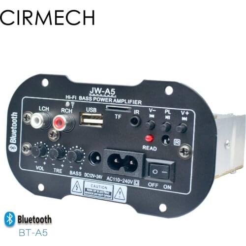 CIRMECH Free Shipping car home used high power amplifier card reader usb remote control DC12V 24V AC110V-220V