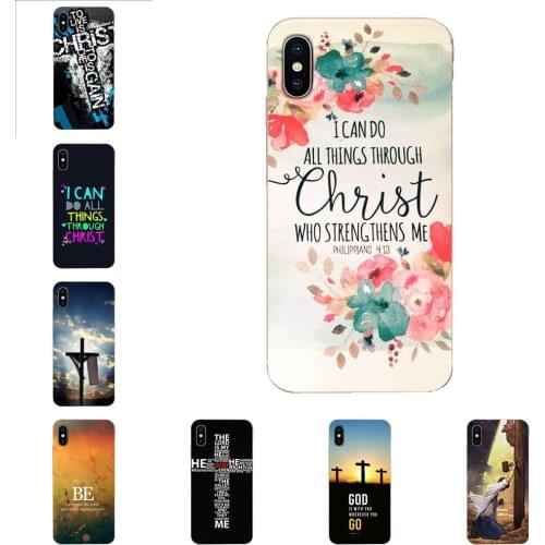 Bible Verse Philippians Jesus Christ Christian For Xiaomi Redmi Note 9 PRO Max 9s Mi9 mi10 lite Pro K30 K20 Pro 5G redmi 7 8a