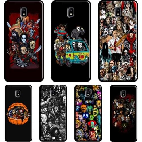 Film movie Horror icons For Samsung Galaxy J7 2017 A3 A5 J1 J3 J5 2016 A6 A8 J6 J4 Plus A7 A9 J8 2018 Phone Case