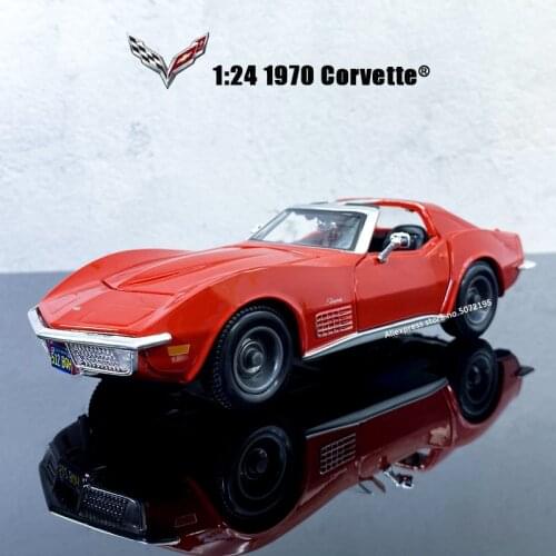 Maisto 1:24 1970 Corvette simulation alloy car model collection gift toy boy toys