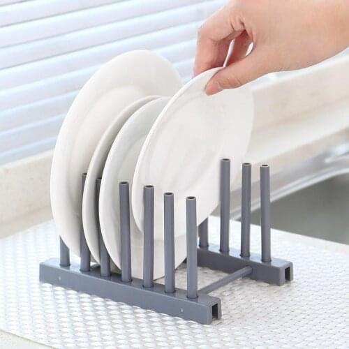 Kitchen Organizer Pot Lid Rack Stainless Steel Spoon Holder Pot Lid Shelf Cooking Dish Rack Pan Cover Stand Kitchen Accessories
