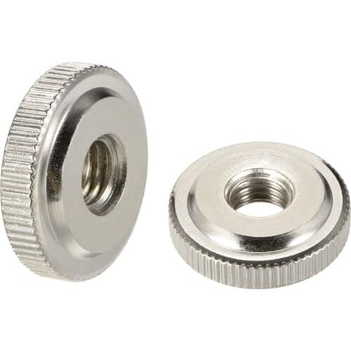 M3 M4 M5 M6 M8 M10 Hand Tighten Flange Nut Knurled Thumb Nickel-plated knurled thin Flat nuts