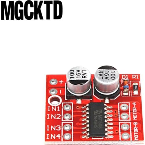 1pcs 2 DC motor drive module reversing PWM speed dual H bridge stepper motor Mini victory L298N