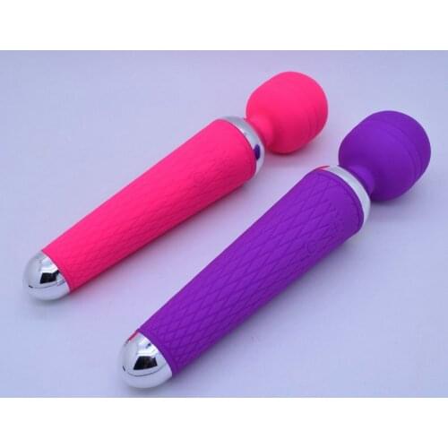 Powerful oral clit Vibrators for Women USB Charge AV Magic Wand Vibrator Massager Adult Sex Toys for Woman Masturbator