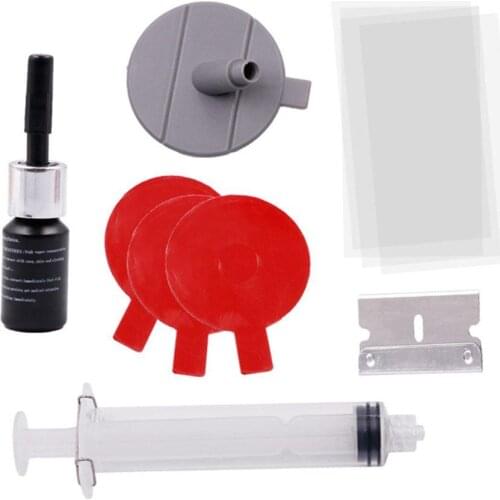 Windshield Repair Kit Glass Repair Car Window Scratch Crack Restore Repair Tool Car Window Screen Polishing Car Styling