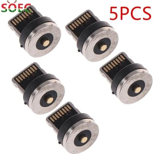 New Hot Mobile Phone Charger Magnetic Data Cable Head Charging Cable Adapters 5PCS